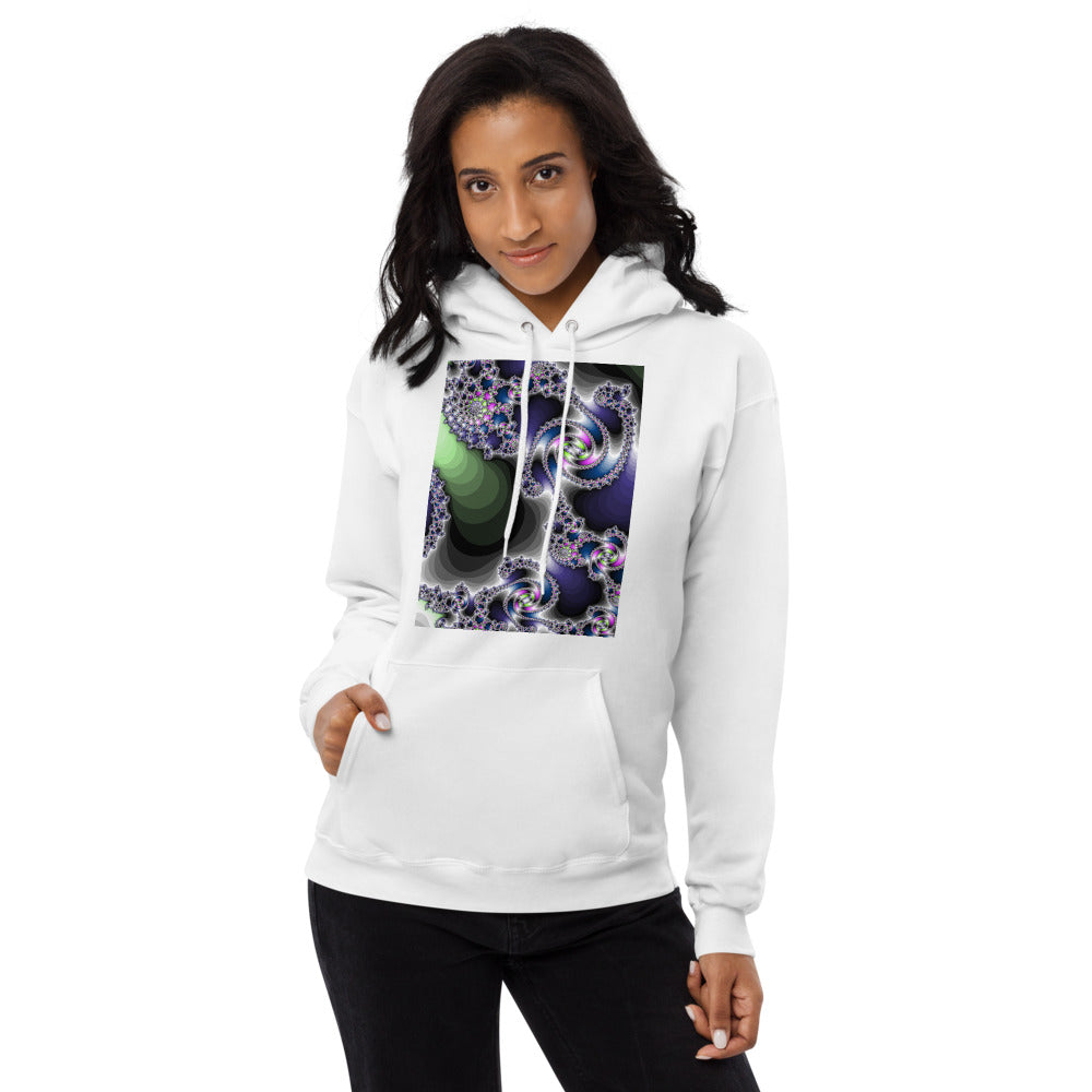 Unisex fleece hoodie Fractal-3