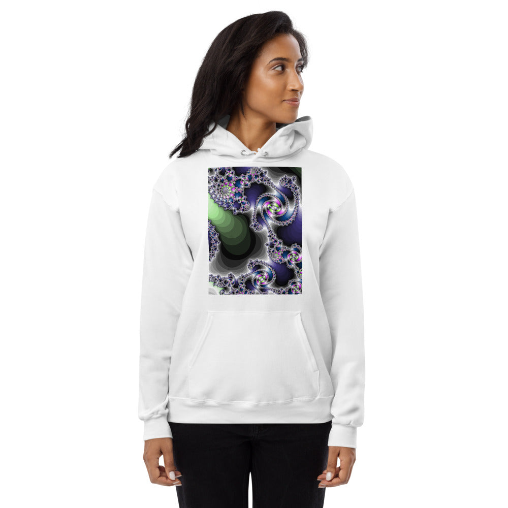 Unisex fleece hoodie Fractal-3