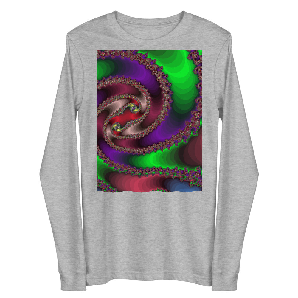 Unisex Long Sleeve Tee Fractal-6
