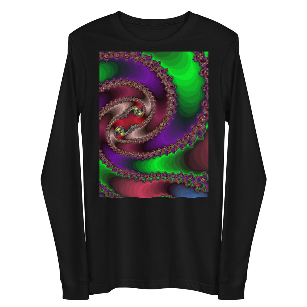 Unisex Long Sleeve Tee Fractal-6