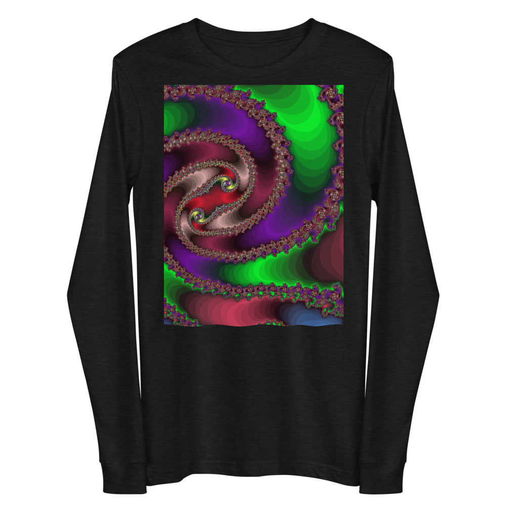 Unisex Long Sleeve Tee Fractal-6