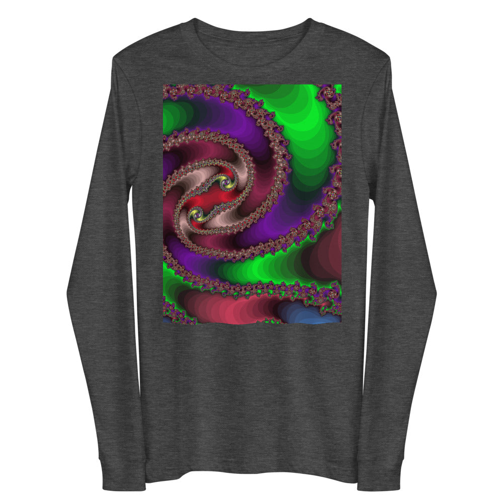 Unisex Long Sleeve Tee Fractal-6