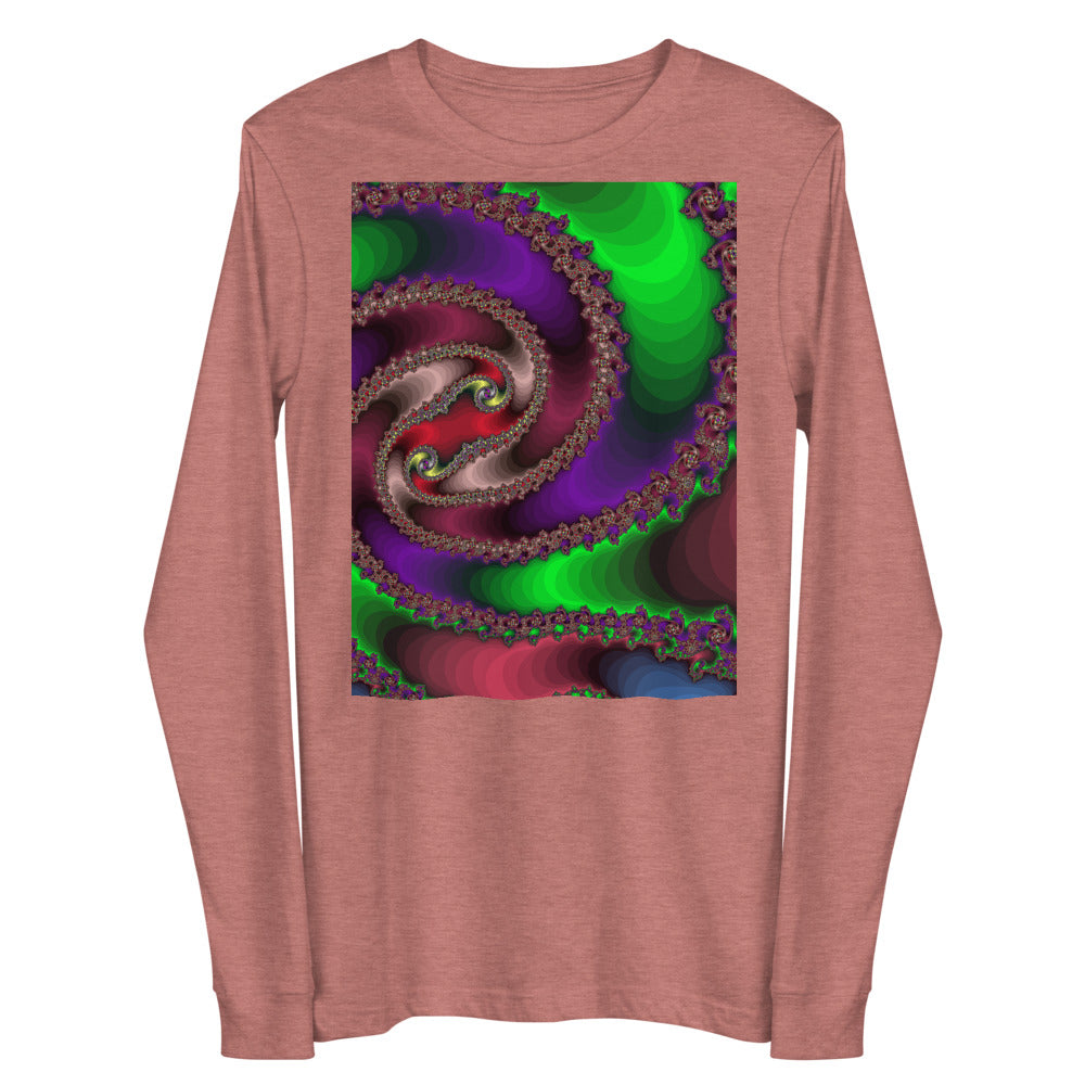 Unisex Long Sleeve Tee Fractal-6