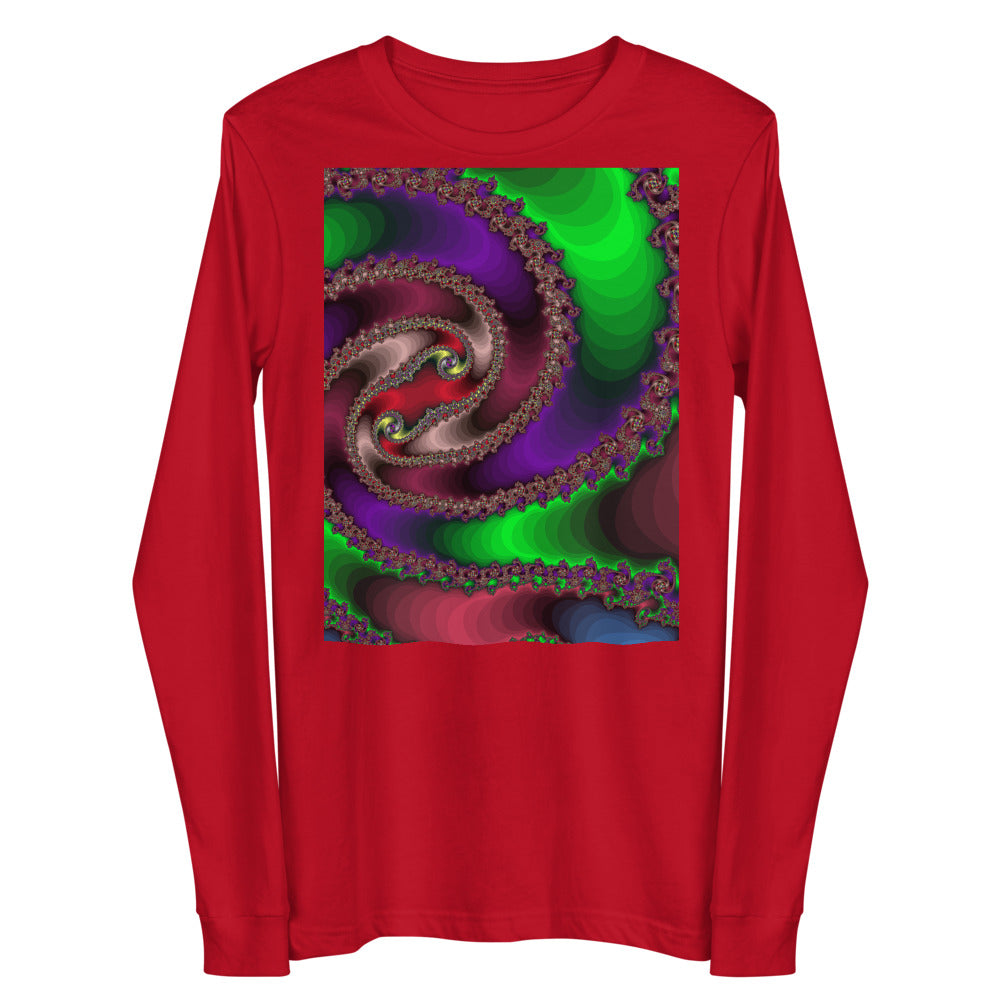 Unisex Long Sleeve Tee Fractal-6