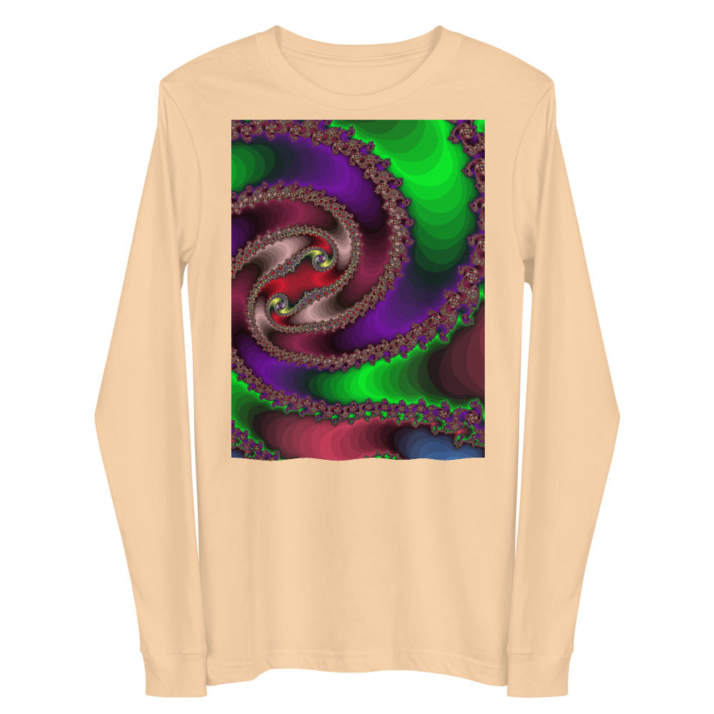 Unisex Long Sleeve Tee Fractal-6