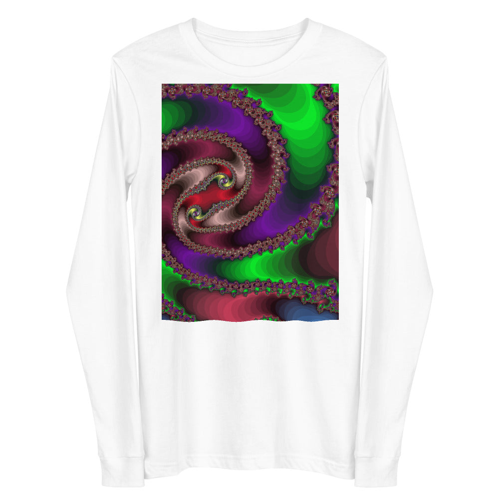 Unisex Long Sleeve Tee Fractal-6