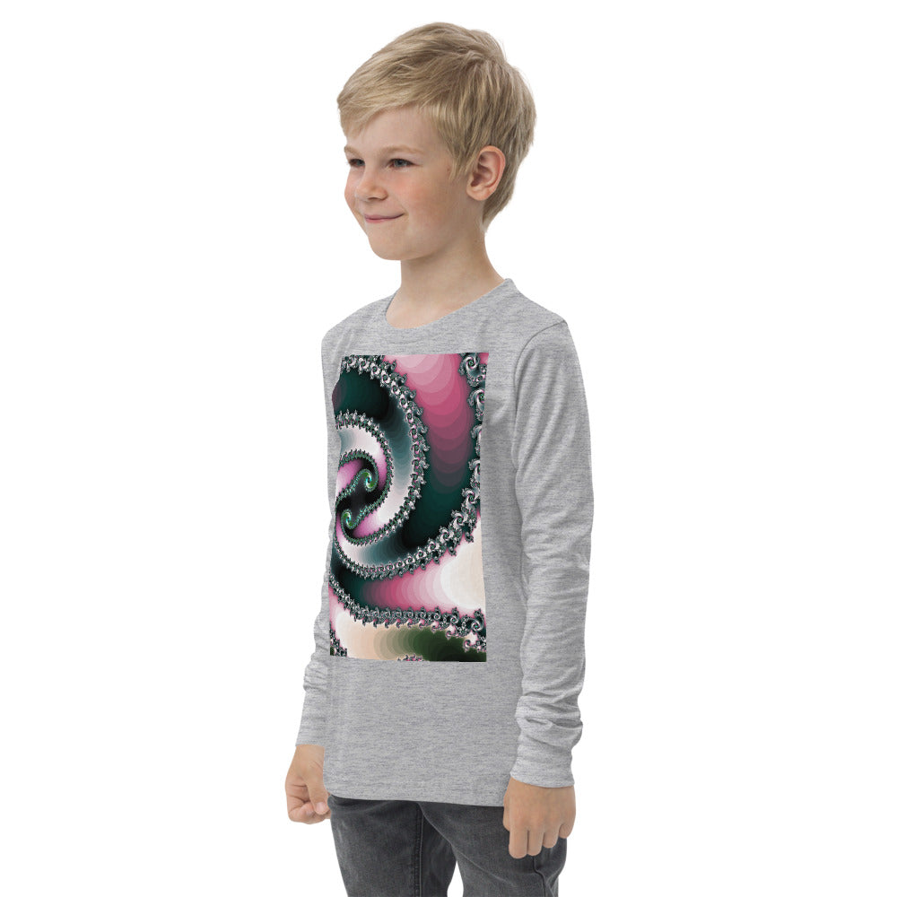 Youth long sleeve tee Fractal-5