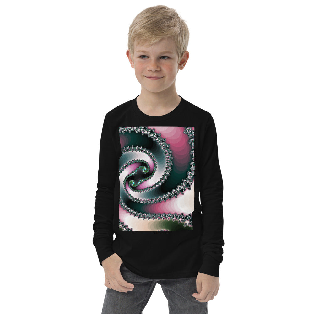 Youth long sleeve tee Fractal-5