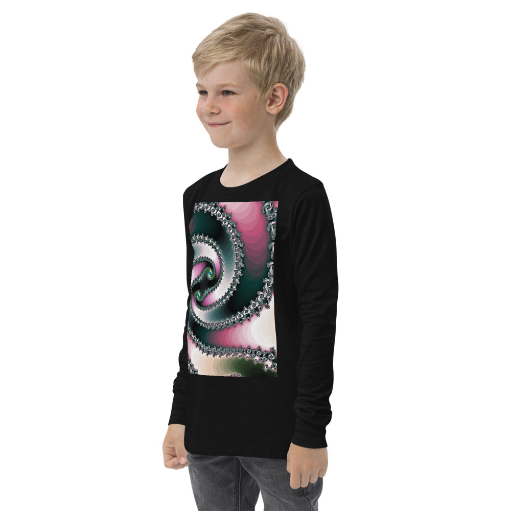 Youth long sleeve tee Fractal-5