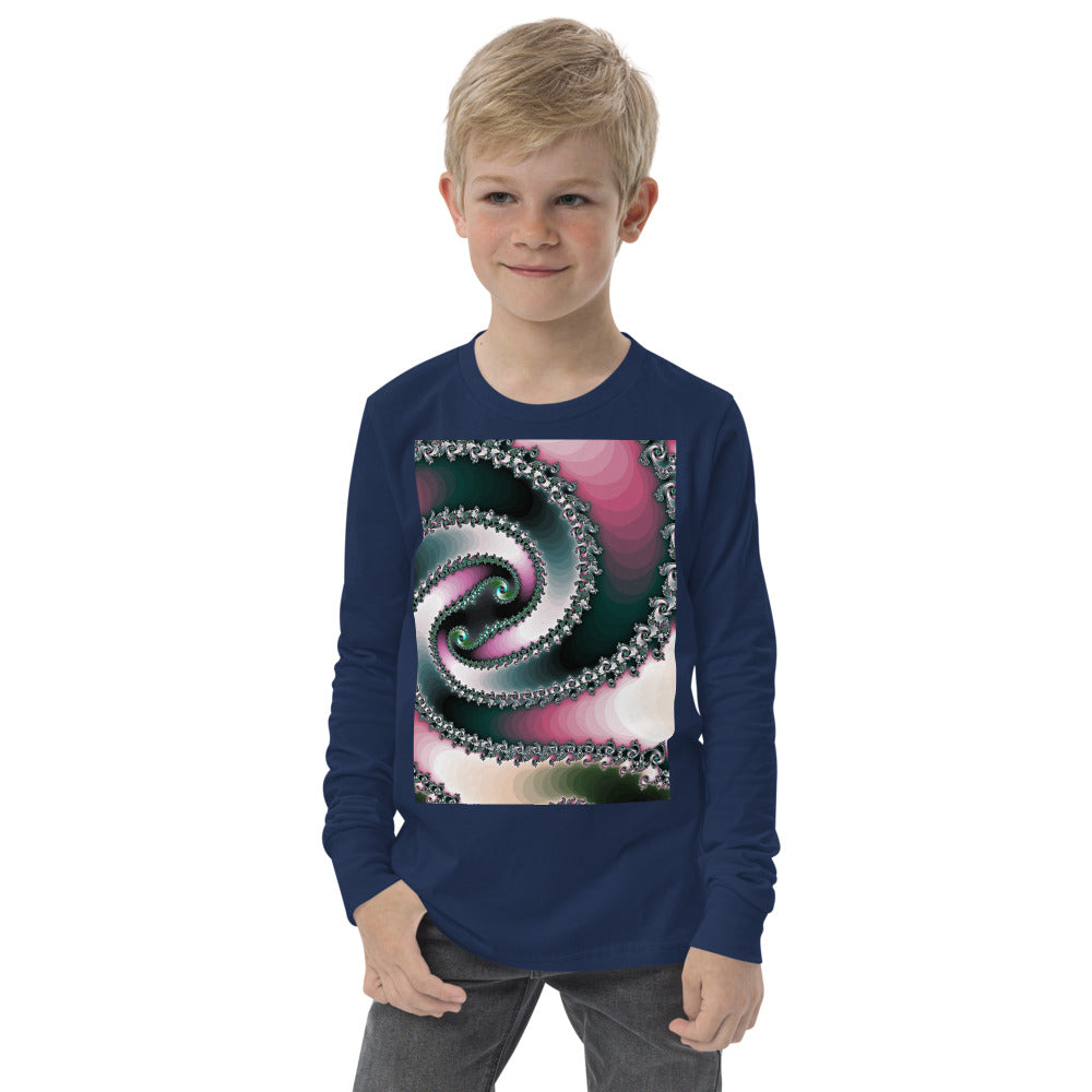 Youth long sleeve tee Fractal-5