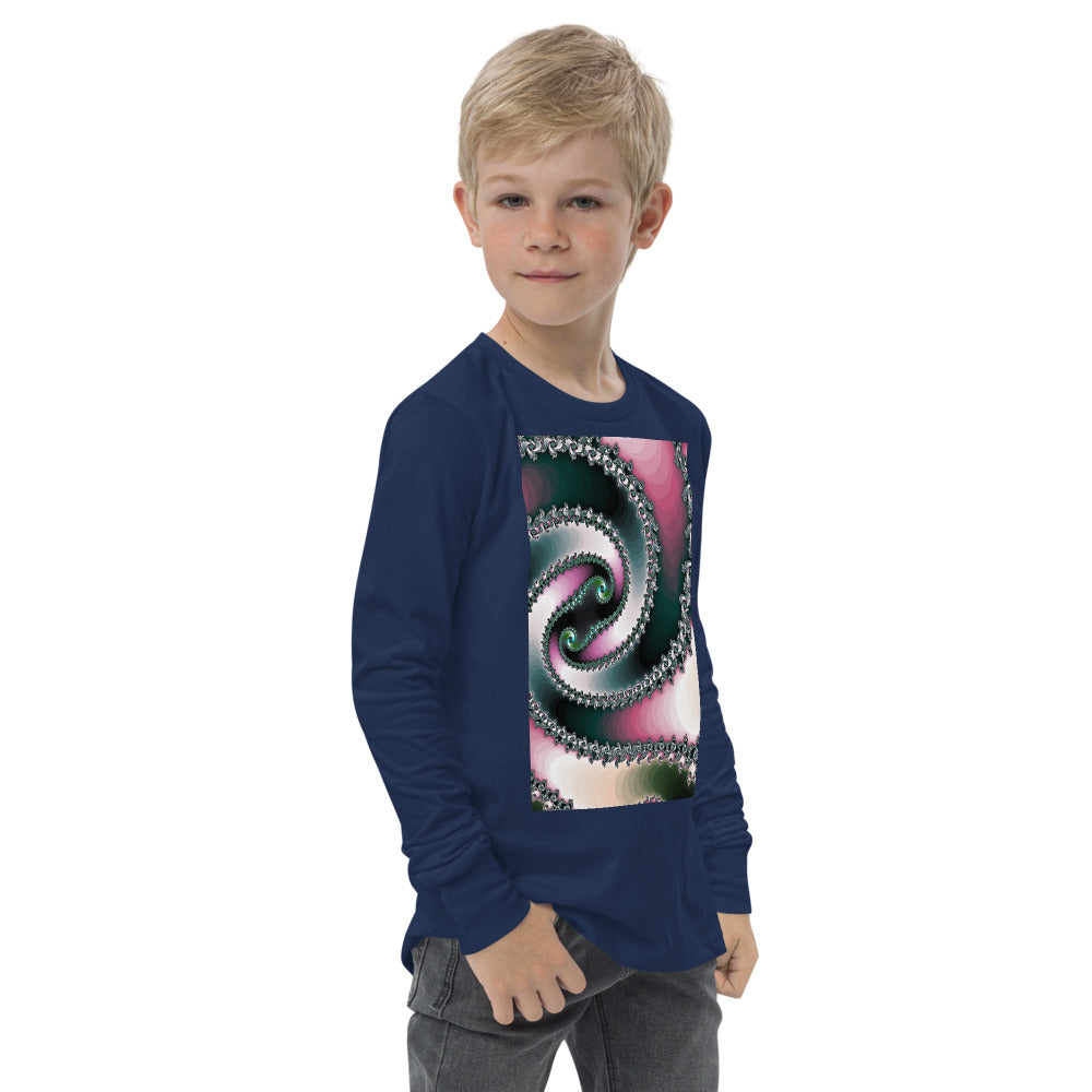 Youth long sleeve tee Fractal-5