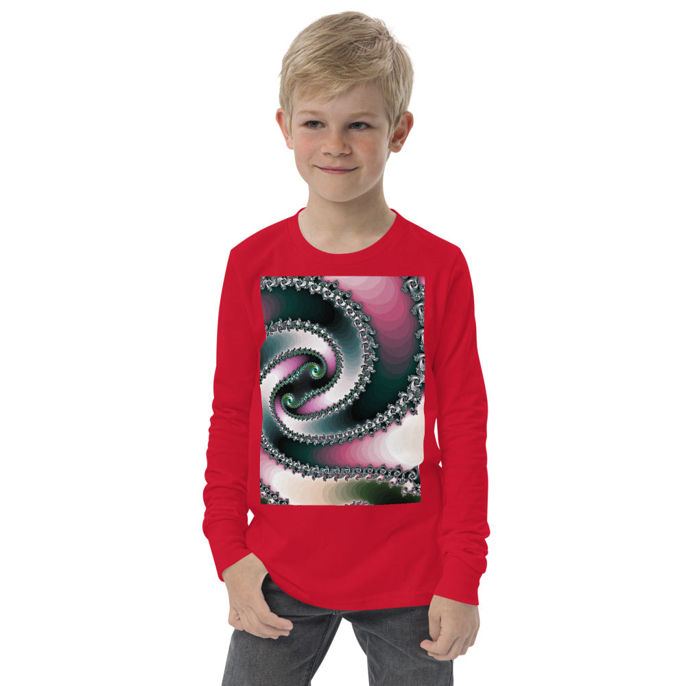 Youth long sleeve tee Fractal-5