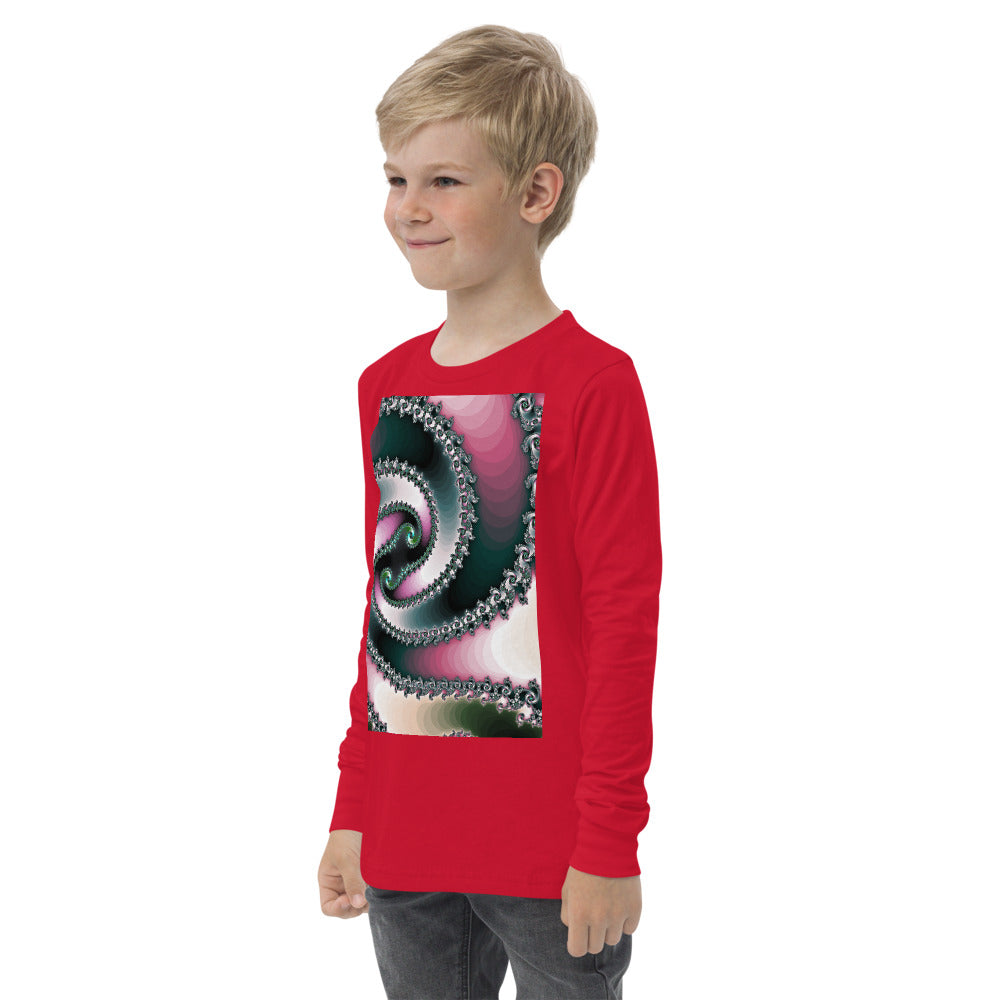 Youth long sleeve tee Fractal-5