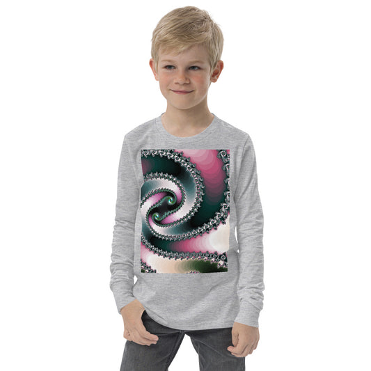 Youth long sleeve tee Fractal-5